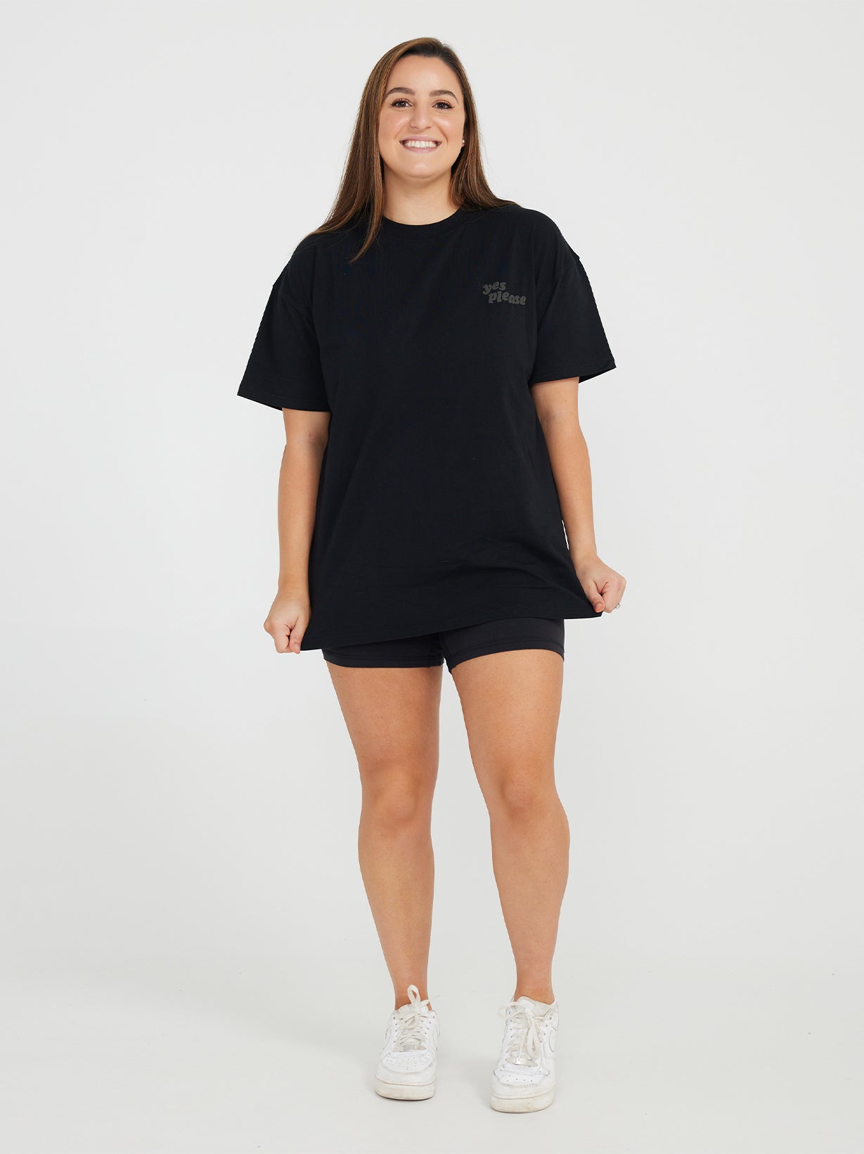 Yes Please Tee - All Black